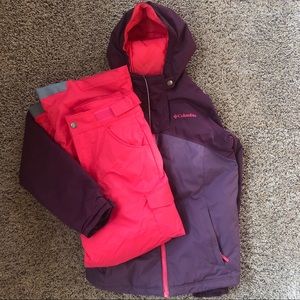 Girls Columbia Coat and Snow Pants